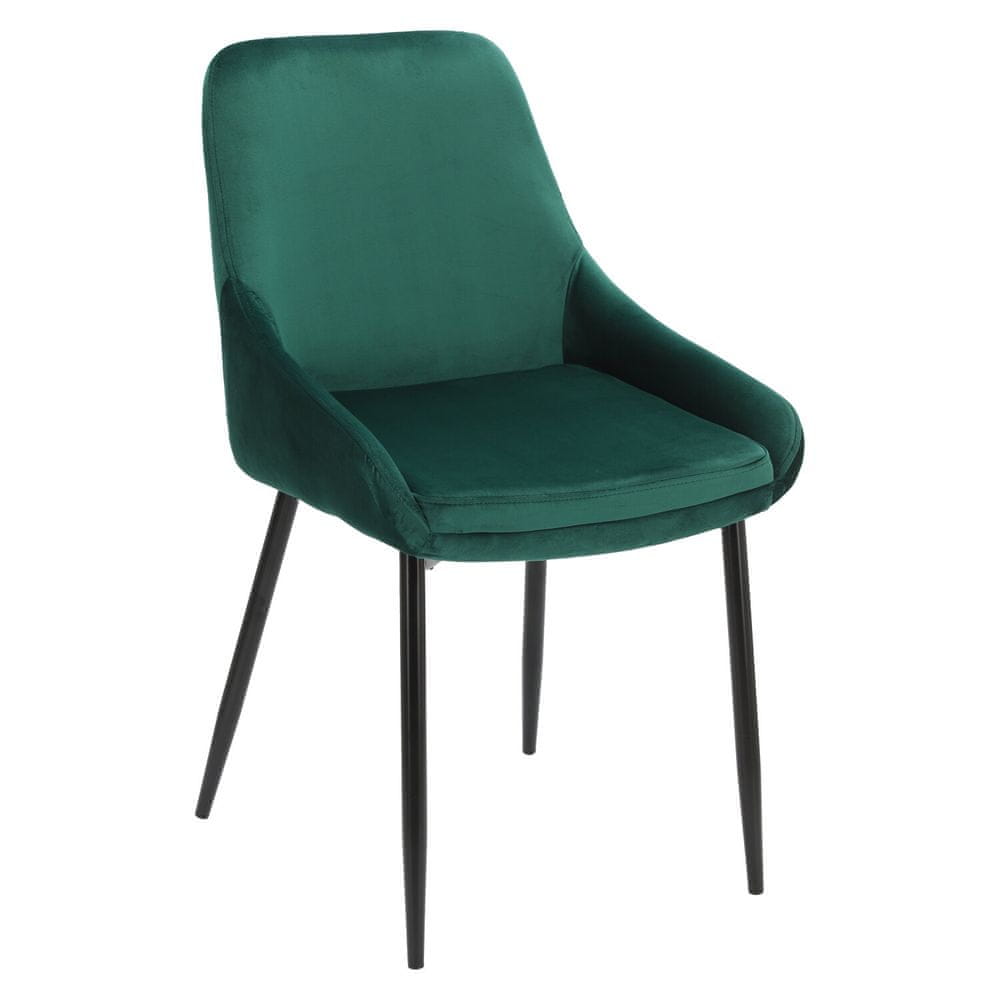 Fernity Zelená stolička Floyd Velvet